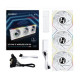 Lian Li UNI Fan TL Wireless 120 LCD Reverse Blade ARGB White Cabinet Fan Triple Pack (G99.12RTLLCD1W3W.IN) Lian Li UNI Fan TL Wireless 120 LCD Reverse Blade ARGB White Cabinet Fan Triple Pack (G99.12RTLLCD1W3W.IN)