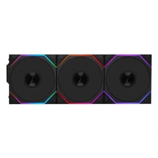Lian Li UNI Fan TL Wireless 120 Reverse Blade ARGB Cabinet Fan Triple Pack Black (G99.12RTL1W3B.IN) Lian Li UNI Fan TL Wireless 120 Reverse Blade ARGB Cabinet Fan Triple Pack Black (G99.12RTL1W3B.IN)