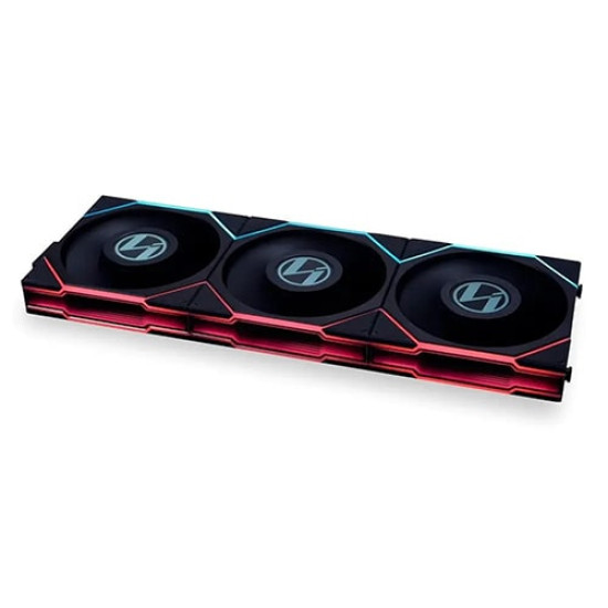Lian Li Unifan TL LCD Reverse Blade 120mm RGB Cabinet Fan Black Triple Pack (G99-12RTLLCD3B-IN) Lian Li Unifan TL LCD Reverse Blade 120mm RGB Cabinet Fan Black Triple Pack (G99-12RTLLCD3B-IN)