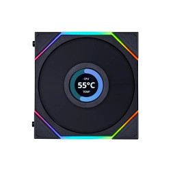 Lian Li Unifan TL LCD Reverse Blade 120mm RGB Cabinet Fan Black Triple Pack (G99-12RTLLCD3B-IN) Lian Li Unifan TL LCD Reverse Blade 120mm RGB Cabinet Fan Black Triple Pack (G99-12RTLLCD3B-IN)