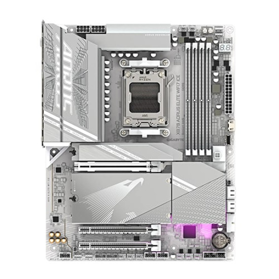 Gigabyte X870 AORUS ELITE WIFI7 ICE DDR5 AMD Motherboard Gigabyte X870 AORUS ELITE WIFI7 ICE DDR5 AMD Motherboard