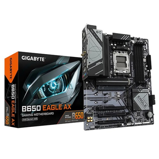 Gigabyte B650 EAGLE AX DDR5 AMD Motherboard Gigabyte B650 EAGLE AX DDR5 AMD Motherboard