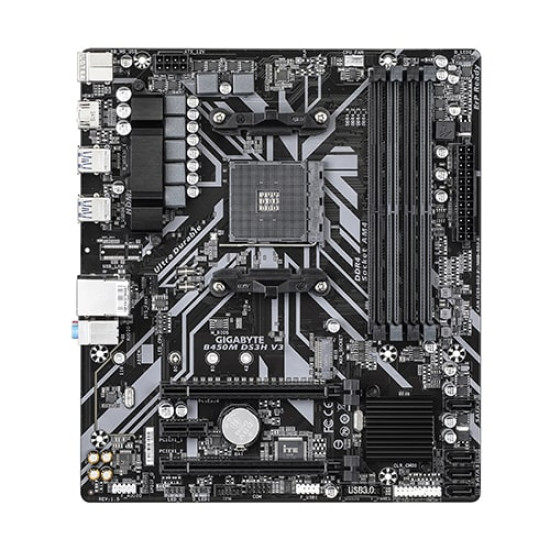 Gigabyte B450M DS3H V3 DDR4 AMD Motherboard Gigabyte B450M DS3H V3 DDR4 AMD Motherboard