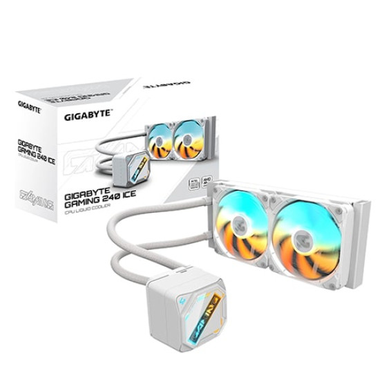 Gigabyte GAMING 240 ICE 240mm ARGB AIO Liquid CPU Cooler (GP-GIGABYTE GME 240I) Gigabyte GAMING 240 ICE 240mm ARGB AIO Liquid CPU Cooler (GP-GIGABYTE GME 240I)