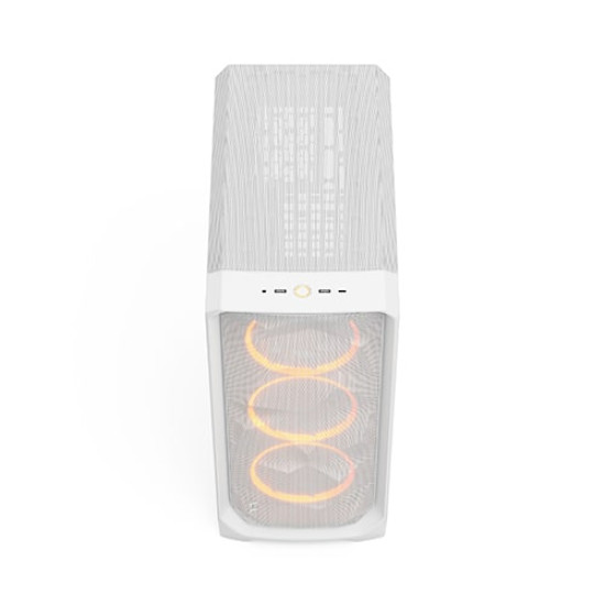 Fractal Design Meshify 3 White RGB TG Clear Tint Mid-Tower Case (FD-C-MES3A-07) Fractal Design Meshify 3 White RGB TG Clear Tint Mid-Tower Case (FD-C-MES3A-07)