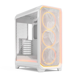 Fractal Design Meshify 3 Ambience Pro RGB White TG Clear Tint Mid-Tower Case (FD-C-MES3A-05)