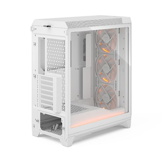 Fractal Design Meshify 3 Ambience Pro RGB White TG Clear Tint Mid-Tower Case (FD-C-MES3A-05) Fractal Design Meshify 3 Ambience Pro RGB White TG Clear Tint Mid-Tower Case (FD-C-MES3A-05)