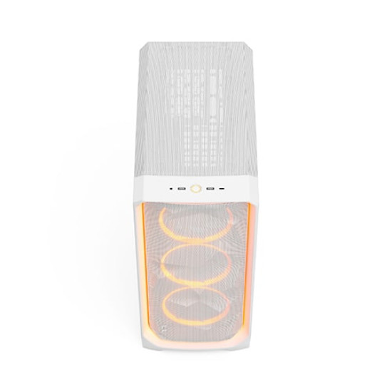 Fractal Design Meshify 3 Ambience Pro RGB White TG Clear Tint Mid-Tower Case (FD-C-MES3A-05) Fractal Design Meshify 3 Ambience Pro RGB White TG Clear Tint Mid-Tower Case (FD-C-MES3A-05)