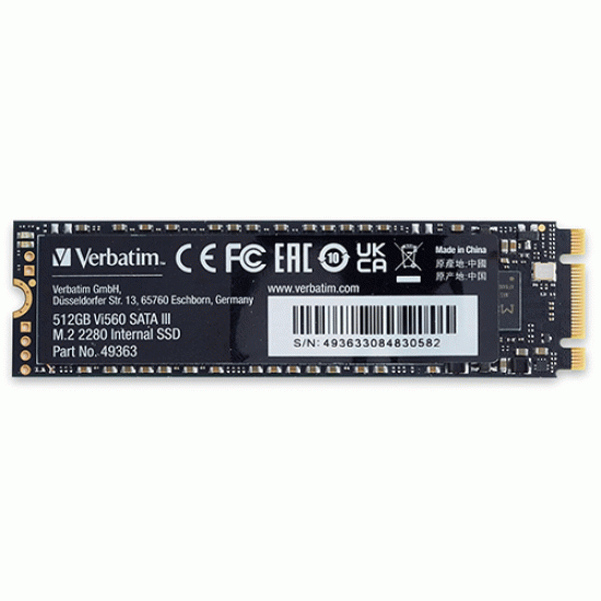 Verbatim VI560 S3 512GB M.2 SSD Verbatim VI560 S3 512GB M.2 SSD