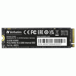 Verbatim Vi3000 512GB Internal PCIe NVMe M.2 SSD Verbatim Vi3000 512GB Internal PCIe NVMe M.2 SSD