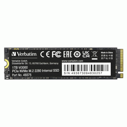 Verbatim Vi3000 1TB Internal PCIe NVMe M.2 SSD Verbatim Vi3000 1TB Internal PCIe NVMe M.2 SSD