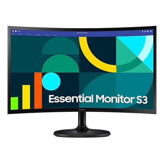Samsung Essential S3 24 inch Full HD Curved Monitor (LS24D362GAWXXL)