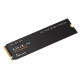 Western Digital 8TB BLACK SN850X NVMe SSD Without Heatsink (WDS800T2X0E)