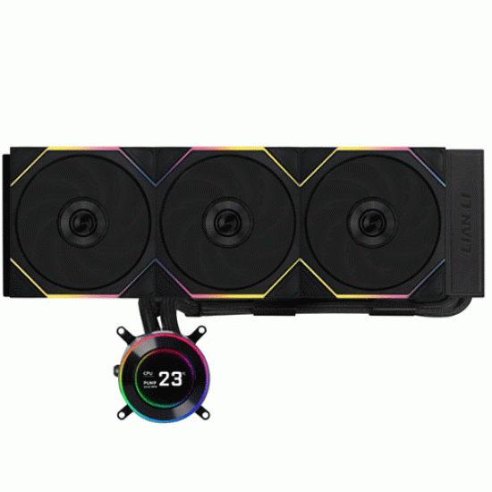 Lian Li HYDROSHIFT II LCD-C 360mm CPU AIO Liquid Cooler (G89.GHS2LCD36RB.IN)