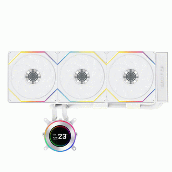 Lian Li HYDROSHIFT II LCD-C 360mm White CPU AIO Liquid Cooler (G89.GHS2LCD36RW.IN) Lian Li HYDROSHIFT II LCD-C 360mm White CPU AIO Liquid Cooler (G89.GHS2LCD36RW.IN)