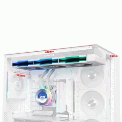 Lian Li HYDROSHIFT II LCD-C 360mm White CPU AIO Liquid Cooler (G89.GHS2LCD36RW.IN) Lian Li HYDROSHIFT II LCD-C 360mm White CPU AIO Liquid Cooler (G89.GHS2LCD36RW.IN)