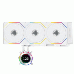 Lian Li HYDROSHIFT II LCD-C 360mm AIO Liquid Cooler with TL Wireless Fans White (G89.GHS2LCD36TW.IN) Lian Li HYDROSHIFT II LCD-C 360mm AIO Liquid Cooler with TL Wireless Fans White (G89.GHS2LCD36TW.IN)