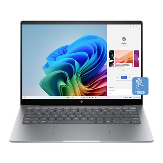 HP Omnibook X 14 inch Laptop 14-fe0121QU (Snapdragon X Elite X1E-78-100, 16 GB LPDDR5x, 1TB SSD, 5MP, Win 11, MSO HS 2021)