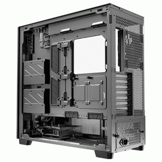 Antec FLUX PRO Full Tower Black Case with CPU and GPU Temperature Display Antec FLUX PRO Full Tower Black Case with CPU and GPU Temperature Display