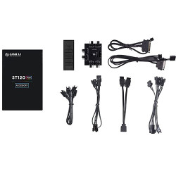 Lian Li ARGB Fan ST120 Black Fan - Three Pack (G99.12ST3B.IN) Lian Li ARGB Fan ST120 Black Fan - Three Pack (G99.12ST3B.IN)