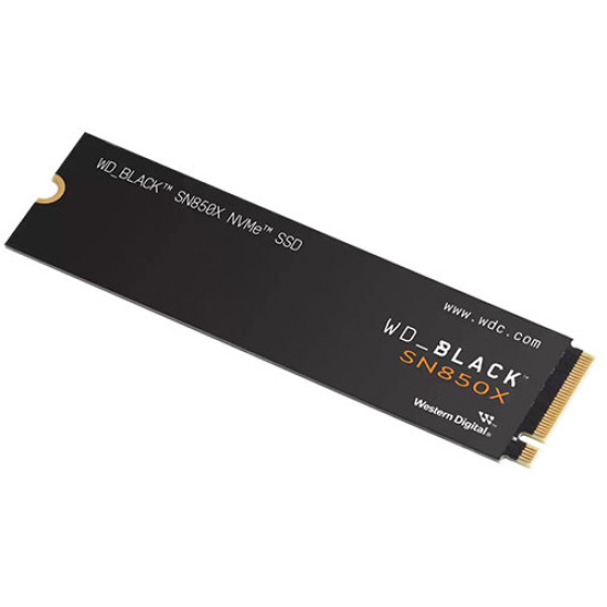 Western Digital Black SN850X 2TB NVMe M.2 Internal Solid State Drive - Without Heatsink (WDS200T2X0E)