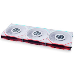 Lian Li UNI Fan TL LCD RGB White120mm Cabinet Fan Triple Pack (G99.12TLLCD3W.IN) Lian Li UNI Fan TL LCD RGB White120mm Cabinet Fan Triple Pack (G99.12TLLCD3W.IN)