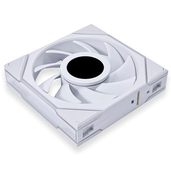 Lian Li UNI Fan TL LCD RGB White120mm Cabinet Fan Triple Pack (G99.12TLLCD3W.IN)