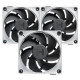HYTE THICC FP12 120mm PWM 3 Fan Pack (FAN-HYTE-FP12-BW-3)