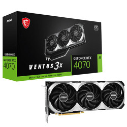 MSI GeForce RTX 4070 VENTUS 3X 12G GDDR6 MSI GeForce RTX 4070 VENTUS 3X 12G GDDR6