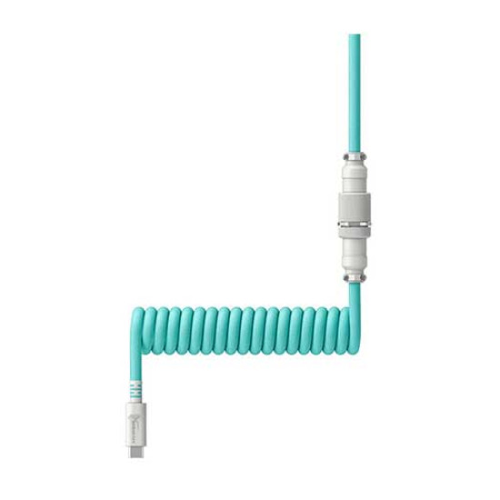 HyperX Gaming USB-C Coiled Cable Light Green-White (6J681AA) HyperX Gaming USB-C Coiled Cable Light Green-White (6J681AA)