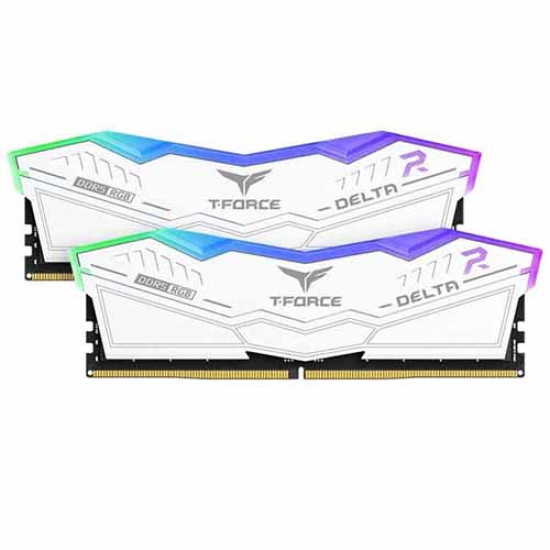 Teamgroup T-Force Delta RGB 32 GB (2 x 16 GB) DDR5-6000 CL30 White (FF4D532G6000HC30DC01) Teamgroup T-Force Delta RGB 32 GB (2 x 16 GB) DDR5-6000 CL30 White (FF4D532G6000HC30DC01)