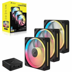 Corsair iCUE LINK LX120-R RGB 120mm PWM Reverse Fans Starter Kit Black (CO-9051050-WW)