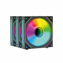 Ant Esports Stackerflow 120mm 3 in 1 ARGB Case Fan Kit Black Ant Esports Stackerflow 120mm 3 in 1 ARGB Case Fan Kit Black