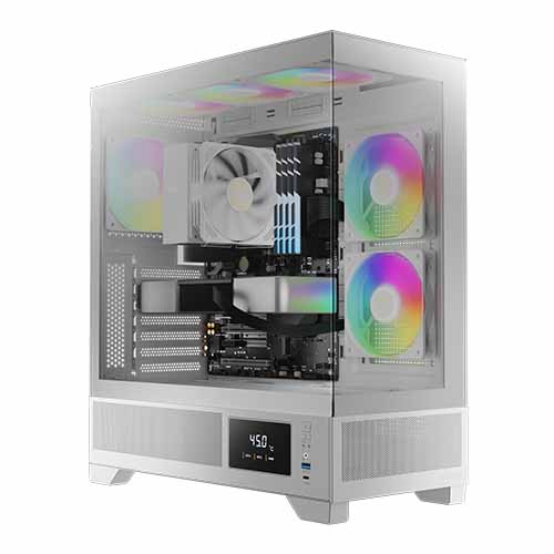 Gamdias ATLAS M1 White Mid-Tower Gaming Cabinet