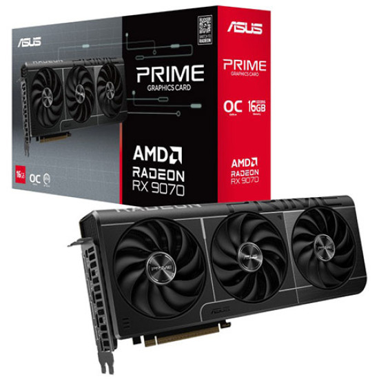 Asus Prime Radeon RX 9070 OC Edition 16GB GDDR6 (PRIME-RX9070-O16G) Asus Prime Radeon RX 9070 OC Edition 16GB GDDR6 (PRIME-RX9070-O16G)