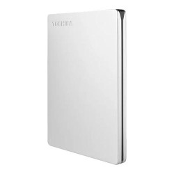 Toshiba Canvio Slim 2TB Portable External Hard Drive USB 3.0 Silver (HDTD320AS3EA)