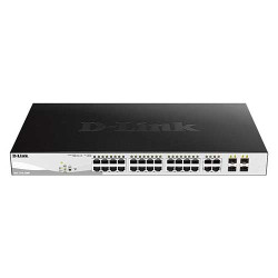 D-Link 28-Port Gigabit Smart Managed PoE Switch (DGS-1210-28P)