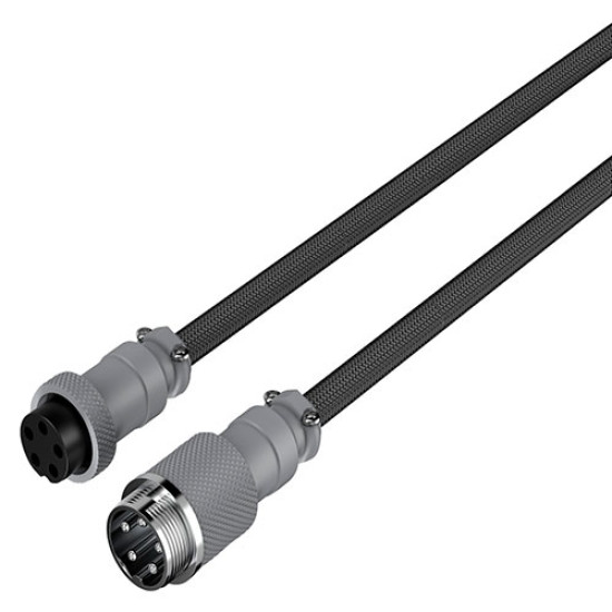 HyperX Gaming USB-C Coiled Cable Gray (6J678AA) HyperX Gaming USB-C Coiled Cable Gray (6J678AA)