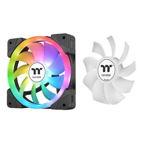 Thermaltake SWAFAN EX12 ARGB Sync PC Cooling Fan TT Premium Edition 3-Fan Pack (CL-F167-PL12SW-A) Thermaltake SWAFAN EX12 ARGB Sync PC Cooling Fan TT Premium Edition 3-Fan Pack (CL-F167-PL12SW-A)