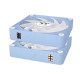 Thermaltake CT120 EX ARGB Sync PC Cooling Fan Hydrangea Blue 3-Fan Pack (CL-F196-PL12BU-A) Thermaltake CT120 EX ARGB Sync PC Cooling Fan Hydrangea Blue 3-Fan Pack (CL-F196-PL12BU-A)