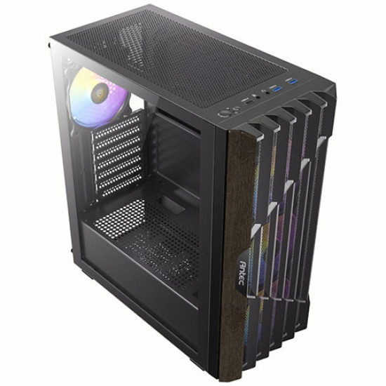 Antec AX63 Wood ARGB ATX Mid Tower Gaming Cabinet Antec AX63 Wood ARGB ATX Mid Tower Gaming Cabinet