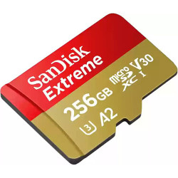 SanDisk Extreme microSDXC UHS-I CARD 256GB (SDSQXAV-256G-GN6MN)