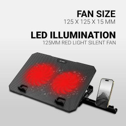 Ant Esports NC160 Laptop Cooling Pad Black