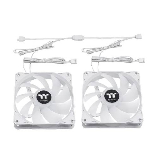 Thermaltake LE120 ARGB Sync PC Cooling Fan White 3-Fan Pack (CL-F205 PL12SW-A)