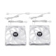 Thermaltake LE120 ARGB Sync PC Cooling Fan White 3-Fan Pack (CL-F205 PL12SW-A)