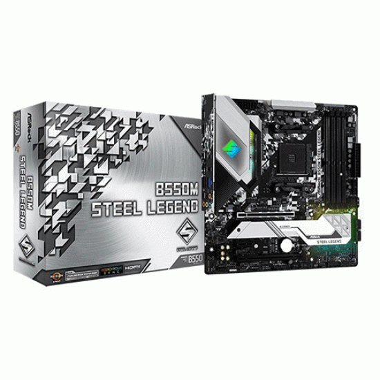 ASRock B550M Steel Legend AMD Motherboard