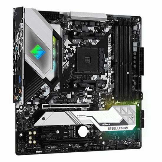 ASRock B550M Steel Legend AMD Motherboard