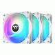 Thermaltake LE120 ARGB Sync PC Cooling Fan White 3-Fan Pack (CL-F205-PL12SW-A)