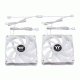 Thermaltake LE120 ARGB Sync PC Cooling Fan White 3-Fan Pack (CL-F205-PL12SW-A)