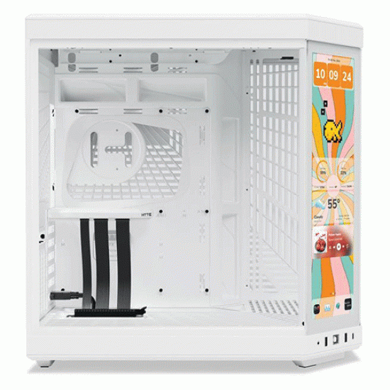 Hyte Y70 Touch Infinite White E-ATX Mid Tower Case (CS-HYTE-Y70TTI-WW)